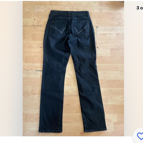 NYDJ Dark Straight Jeans Size 2 Women Casual Cut 37824D Not Your Daughters W22 - Picture 3 of 3